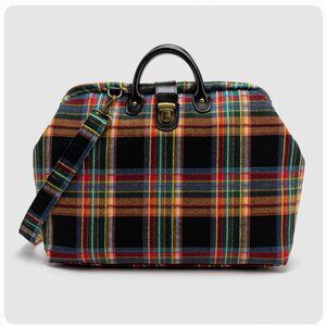 Tartan Stewart Black Laptop Work Bag